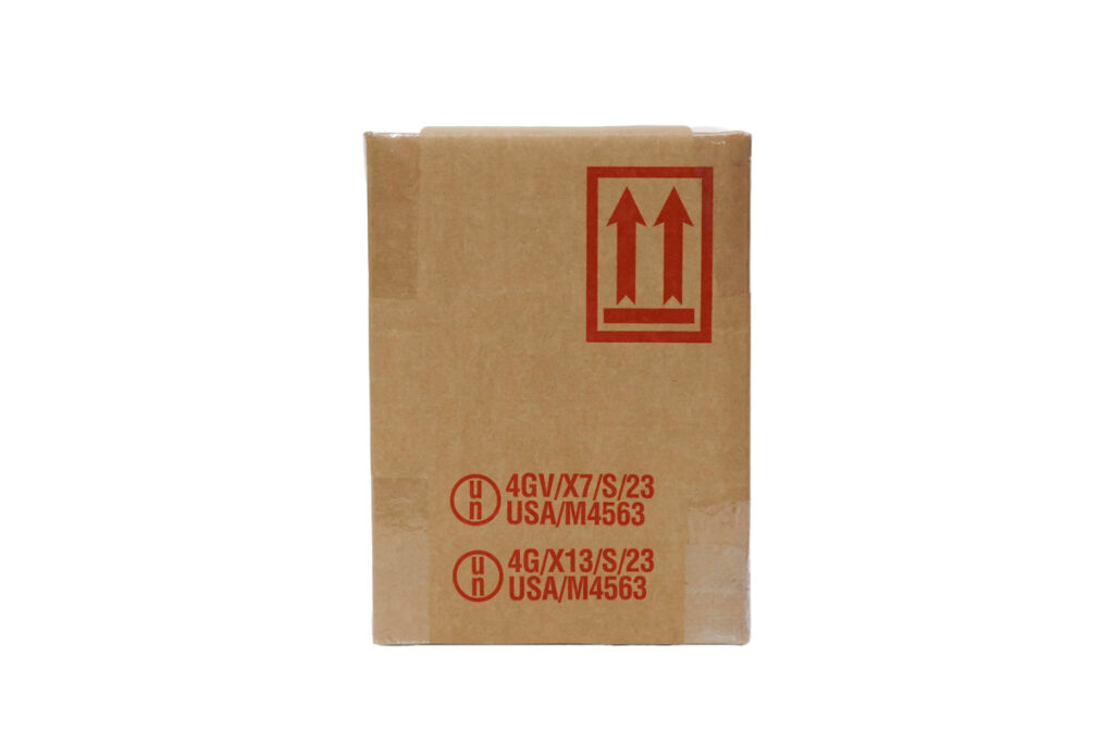 Dangerous Goods Packaging Dual Spec Mark 4G/4GV