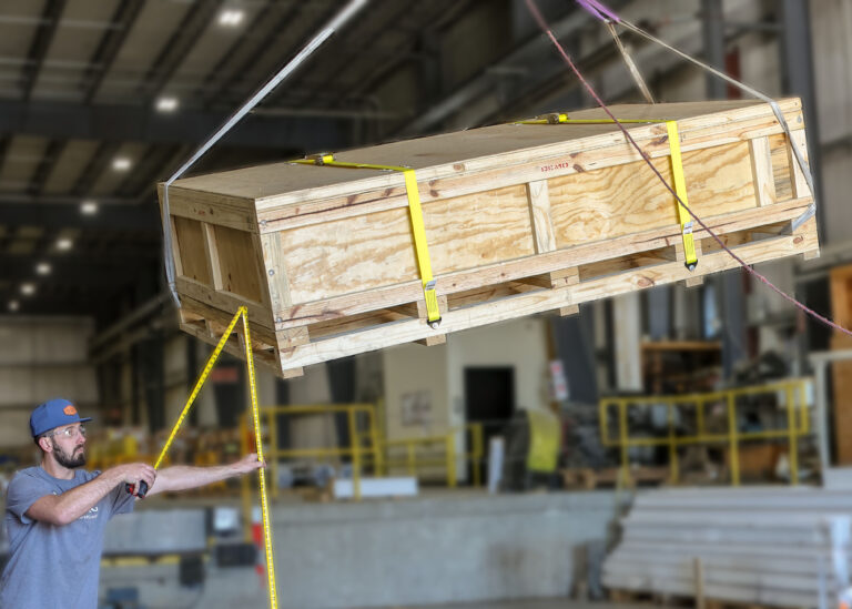 lithium battery wooded crate drop test
